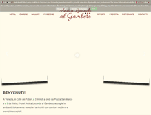 Tablet Screenshot of locandaalgambero.com